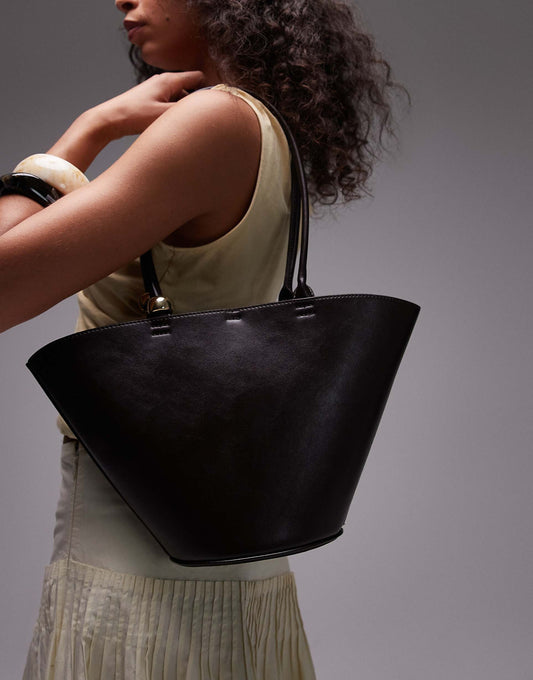 Gold Detail Bucket Bag