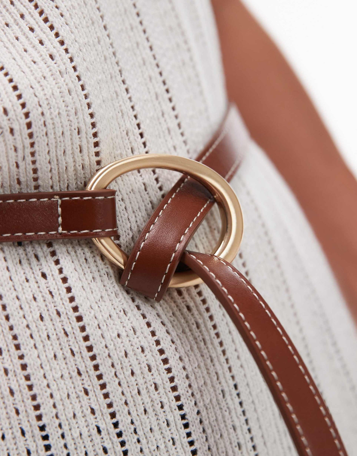 Gold Ring Detail Belt