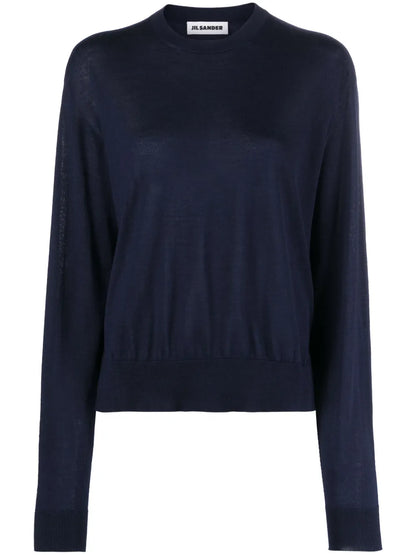 Ribbed Crew Neck Jumper