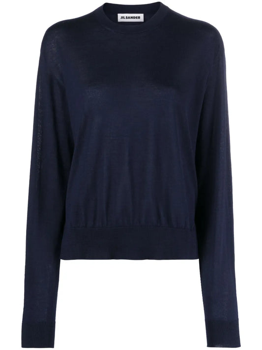 Ribbed Crew Neck Jumper