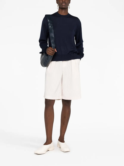 Ribbed Crew Neck Jumper