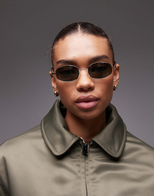 Green Tinted Lense Sunglasses