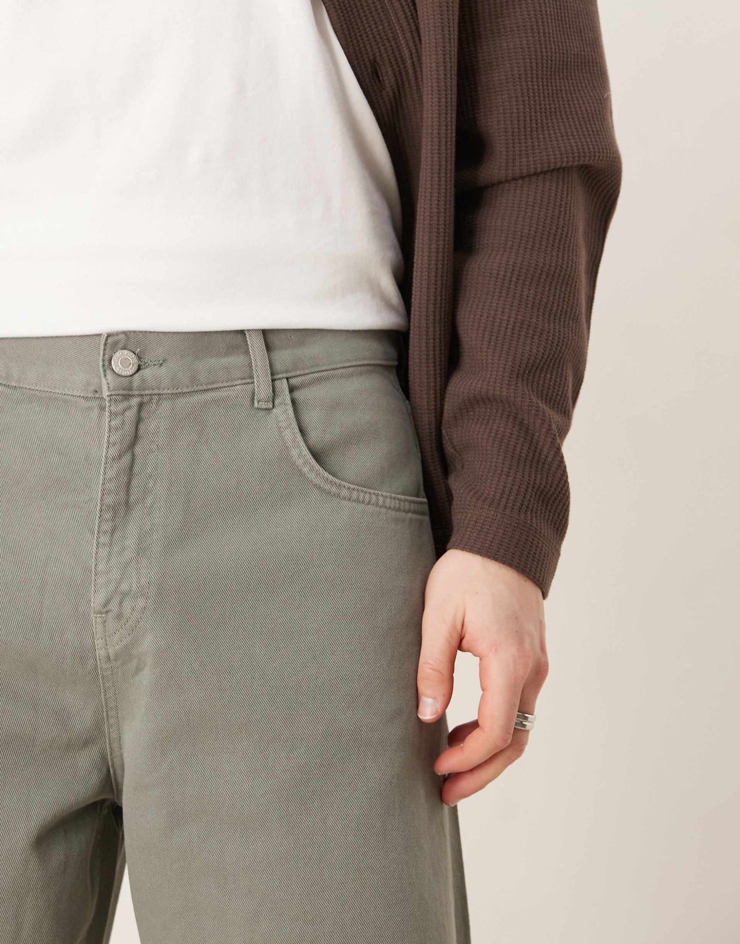 Barrel Fit Trousers