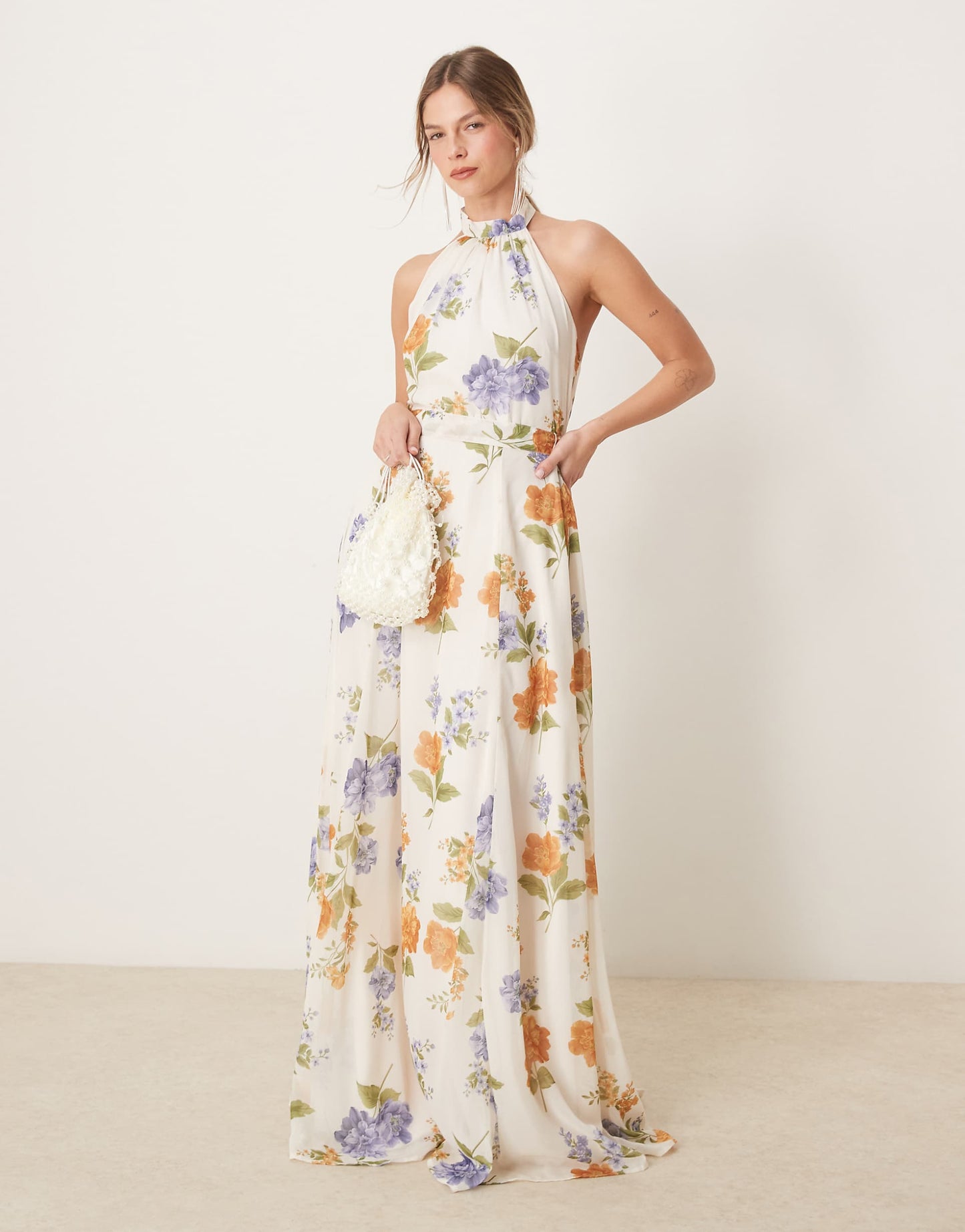 Halter Neck Maxi Dress