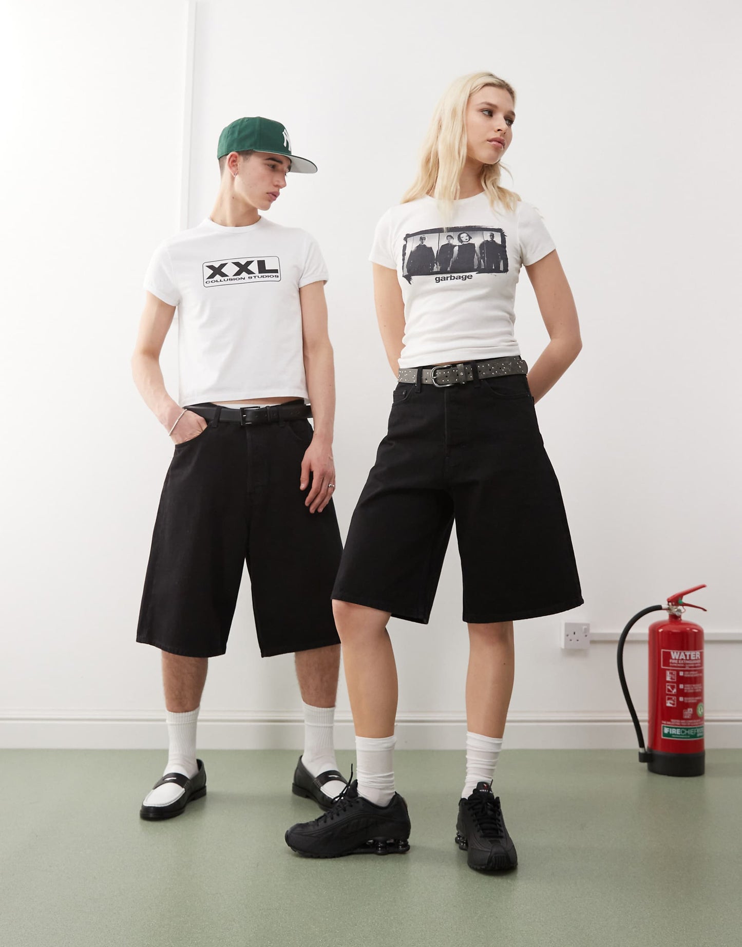 Astro Unisex Baggy Denim Shorts