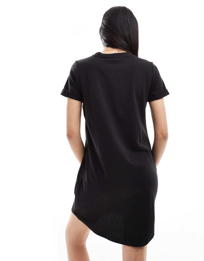 Short Sleeved Jersey Mini Dress