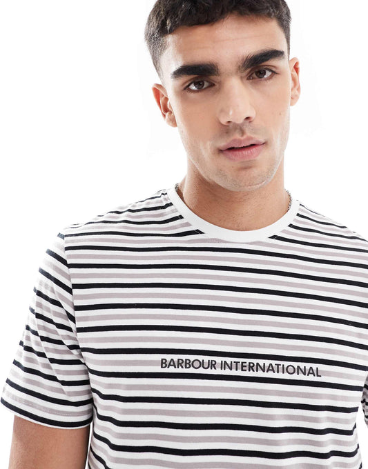 International Striped Logo T-Shirt