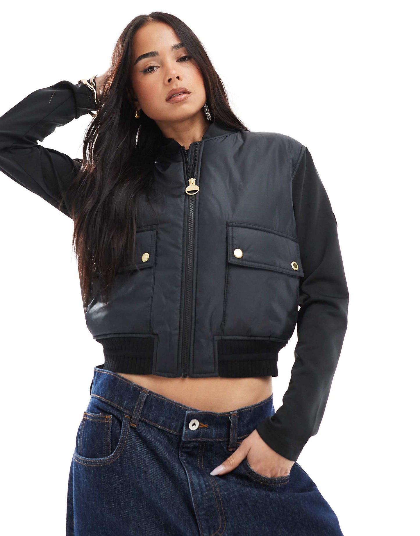 International Emerson Quilted Jersey Jacket