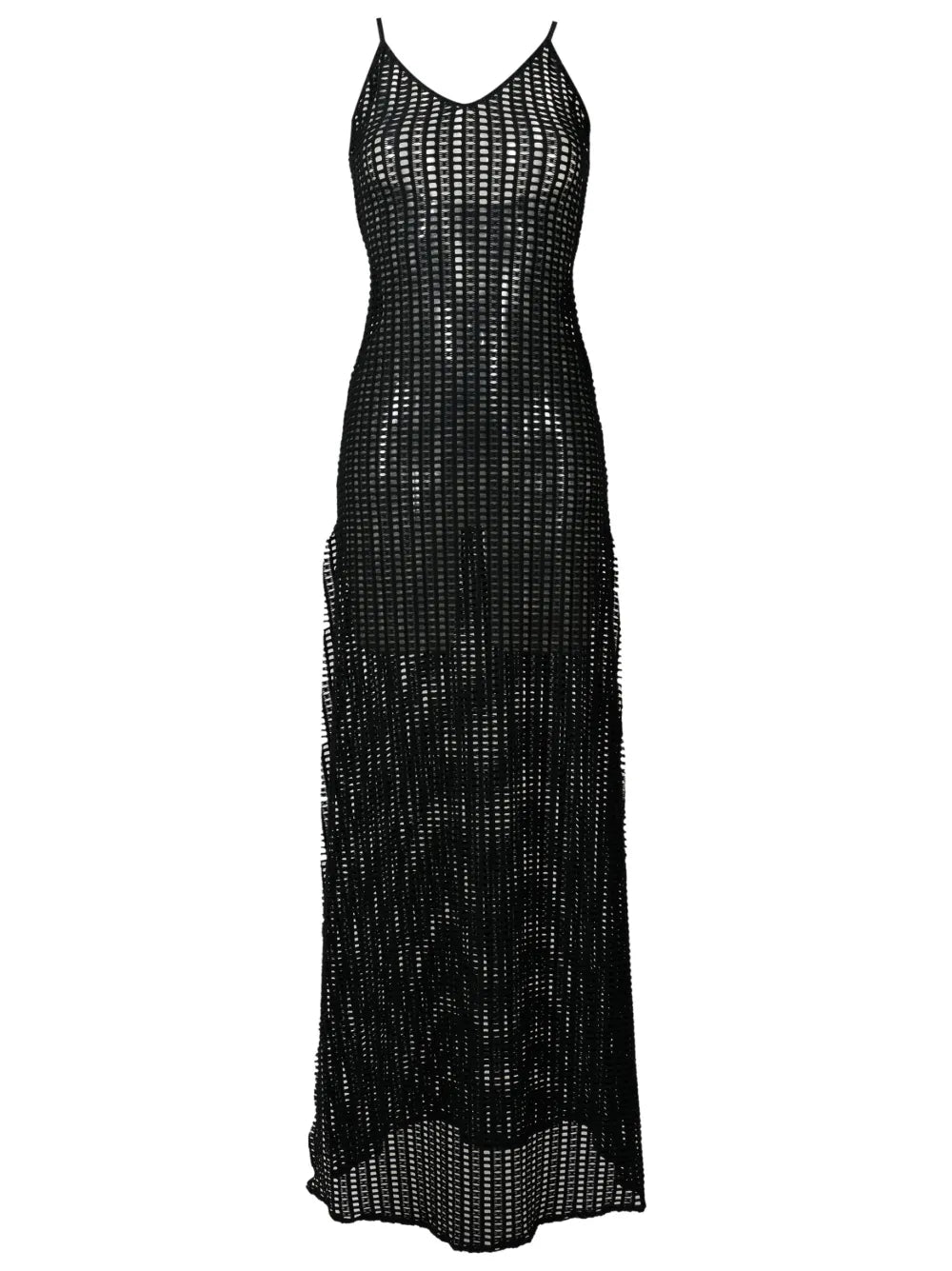 Open-Knit Maxi Dress