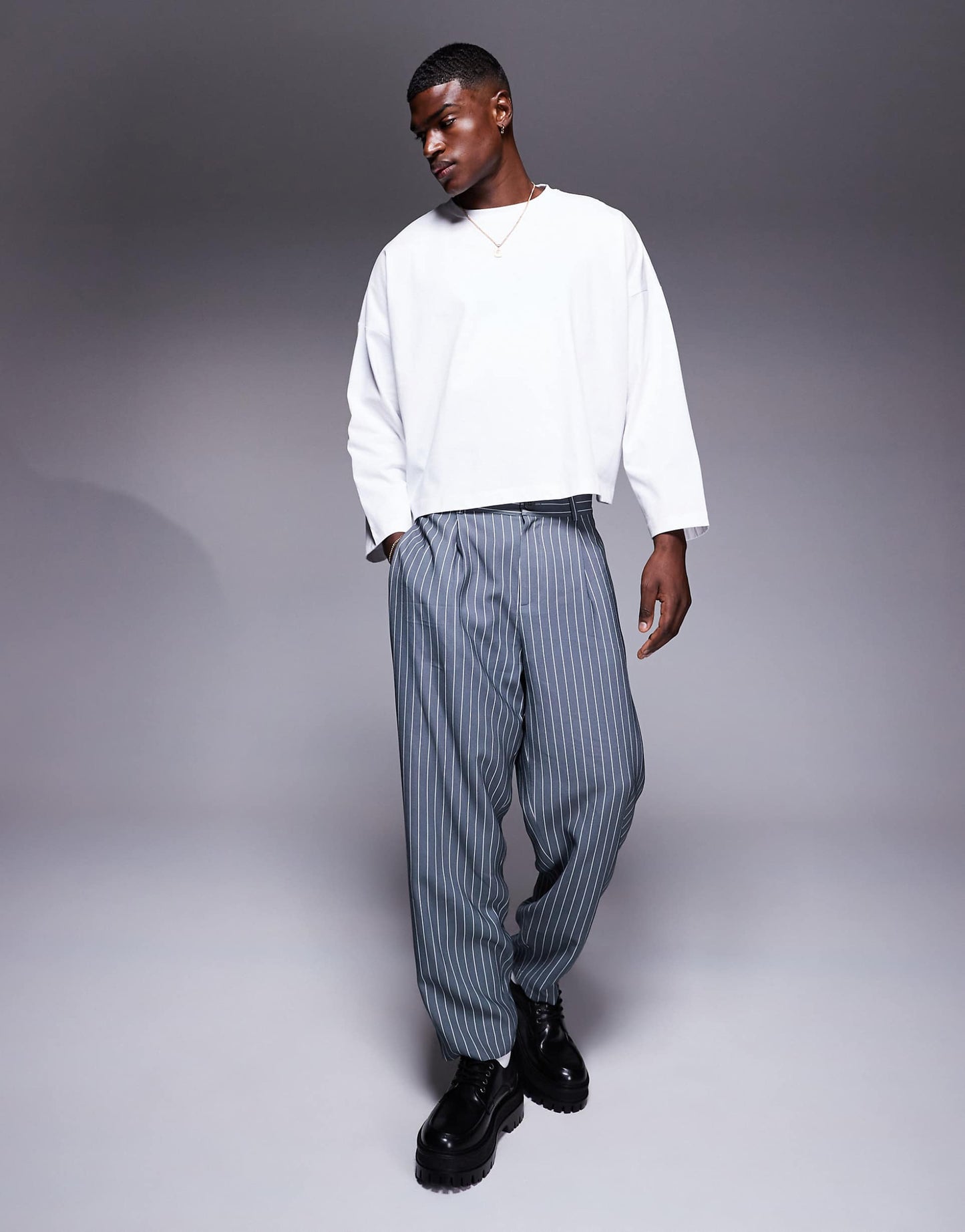 Heavyweight Extreme Oversized Boxy Long Sleeve T-Shirt