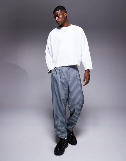 Heavyweight Extreme Oversized Boxy Long Sleeve T-Shirt