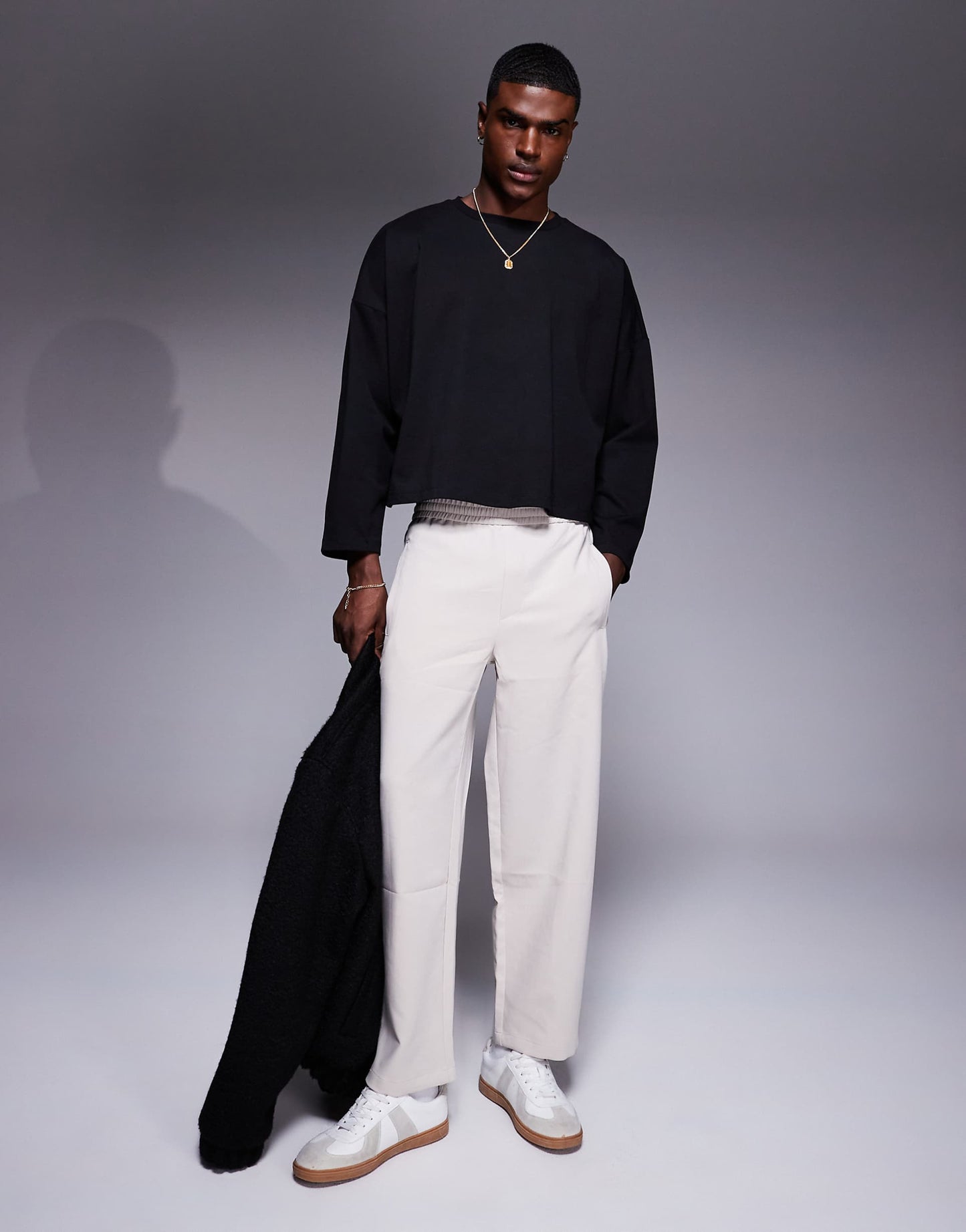 Heavyweight Extreme Oversized Boxy Long Sleeve T-Shirt