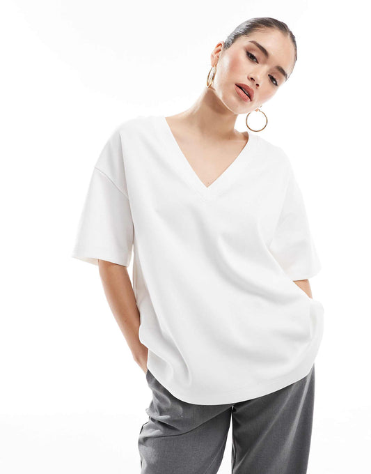 Oversized V-Neck Tshirt