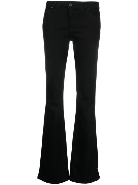 Low-Rise Bootcut Jeans