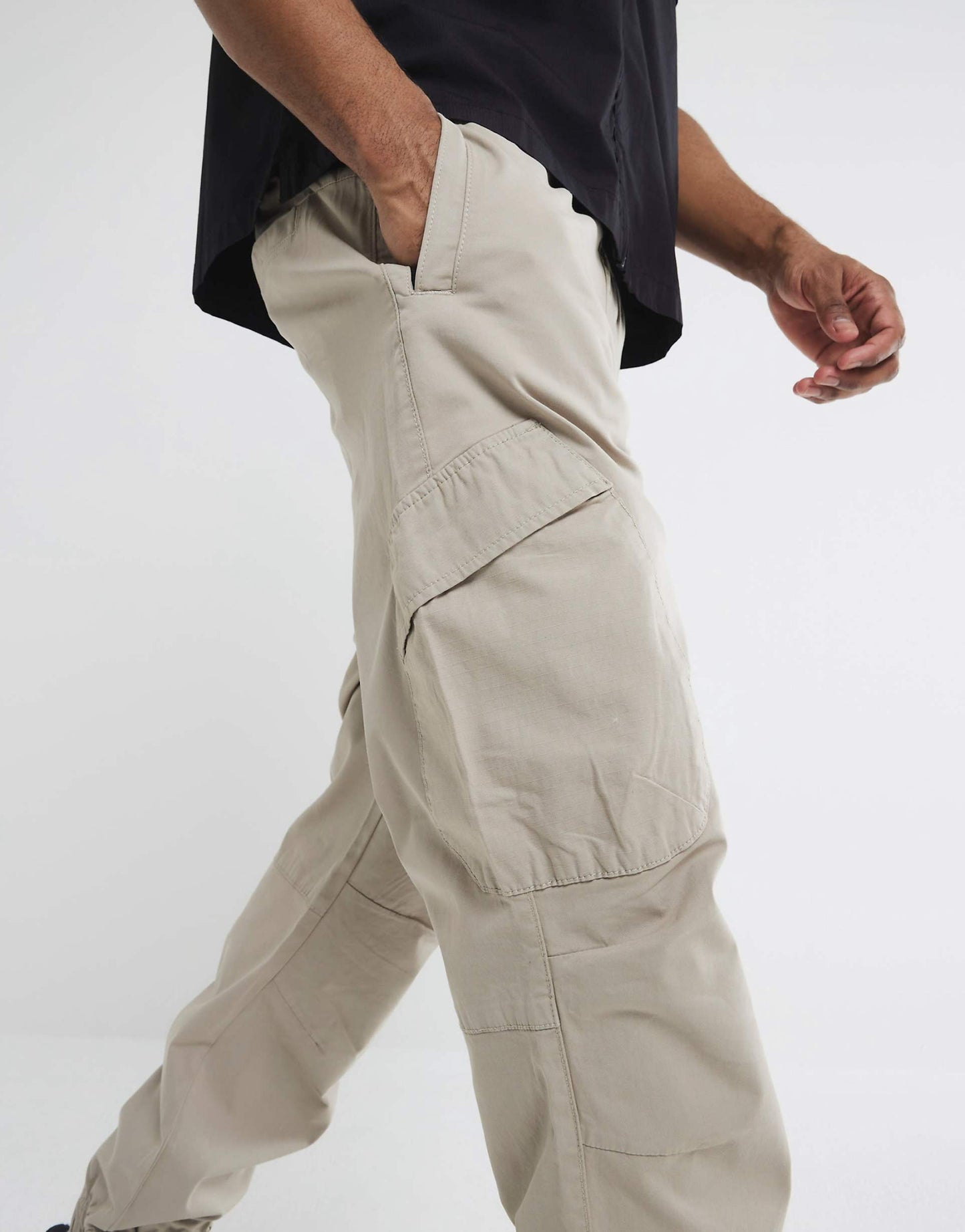 Cuffed Cargo Trousers