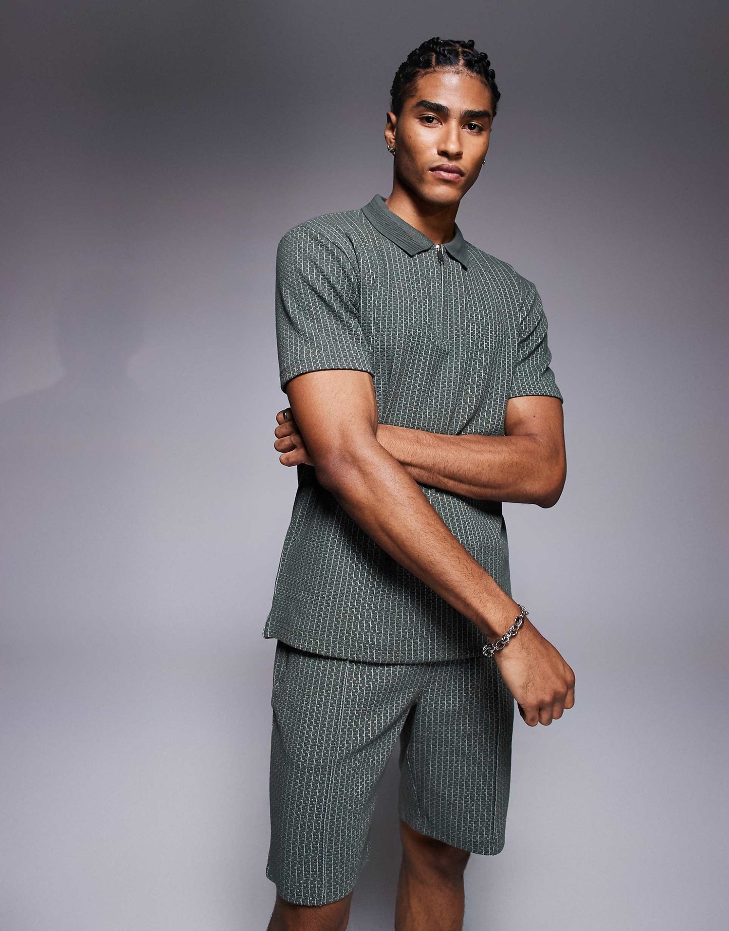 Jacquard Polo Co-Ord