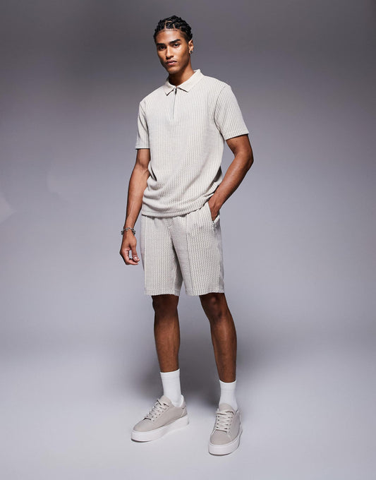 Jacquard Shorts Co-Ord