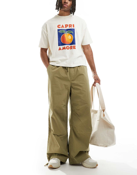 Poplin Parachute Trouser