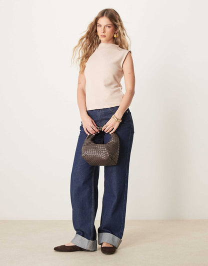 Loose Fit Super Soft Tank With Grown On Neck