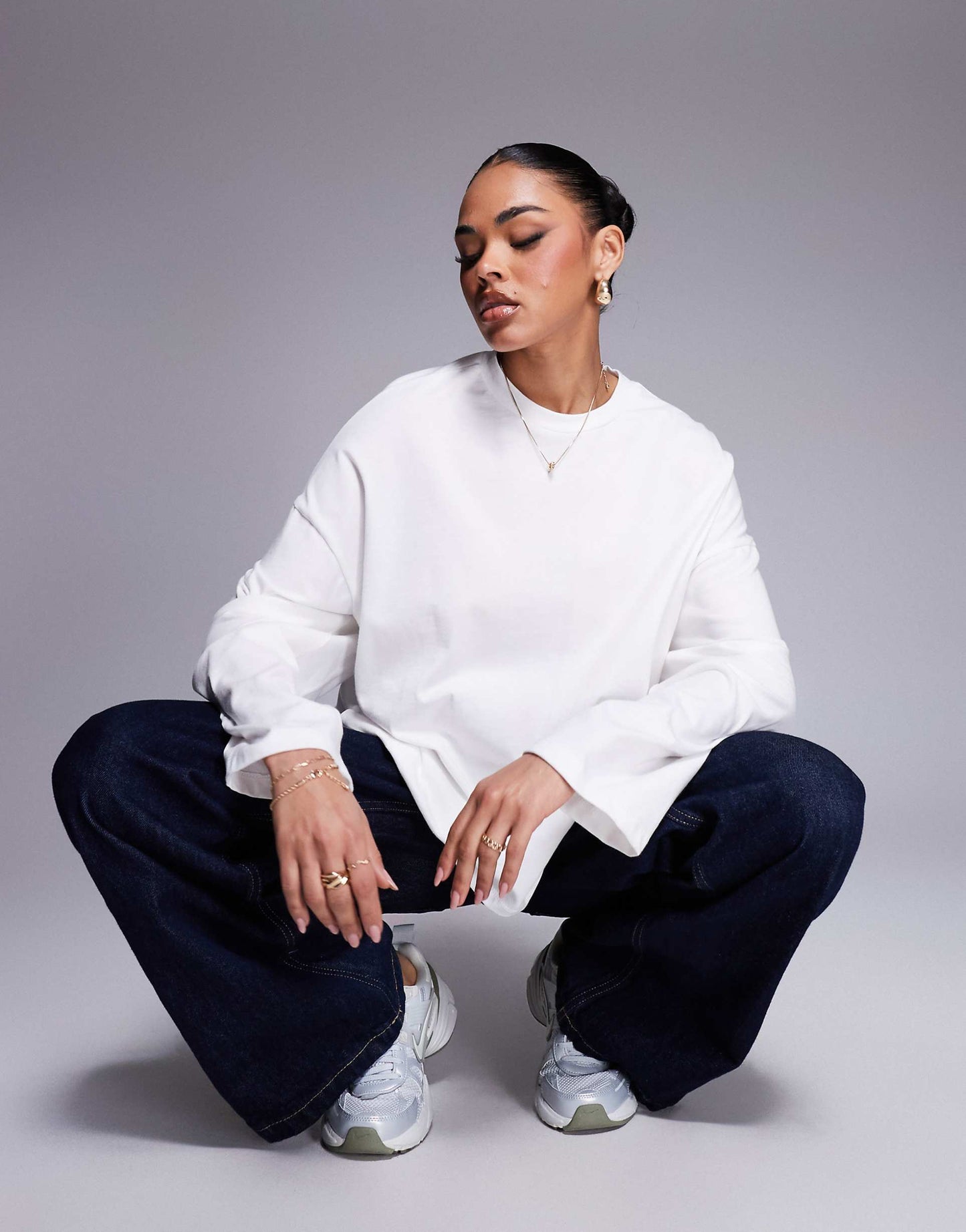 Long Sleeve T-Shirt With Knot Back Detail