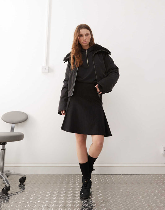 Low Rise Midi Skirt