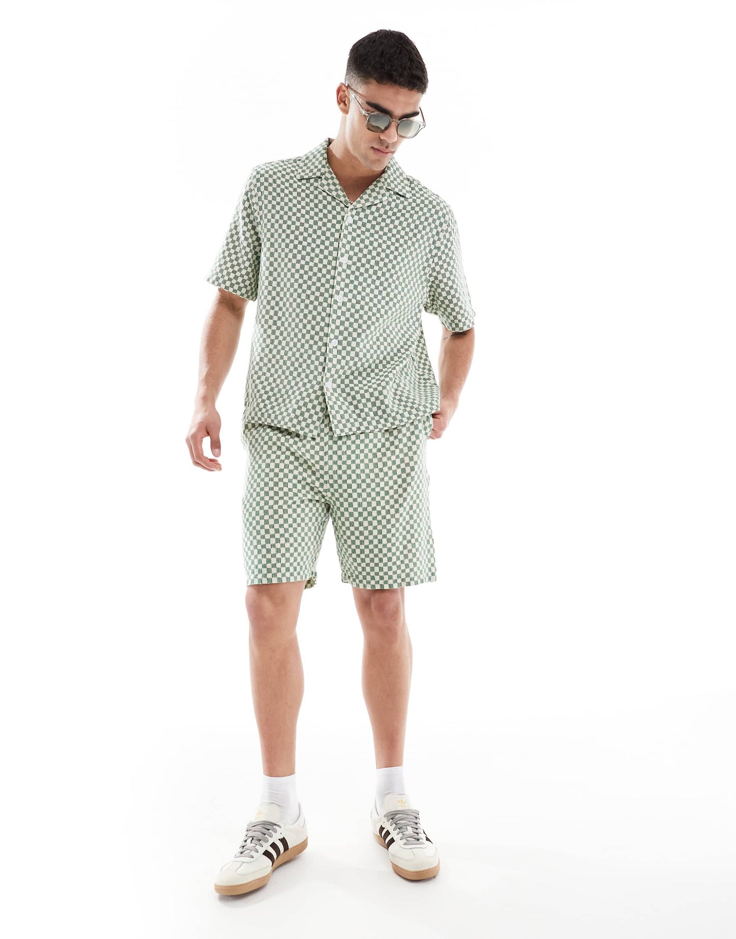 Checkerboard Shorts Co-Ord