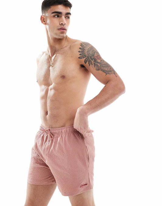Seersucker Swim Trunks
