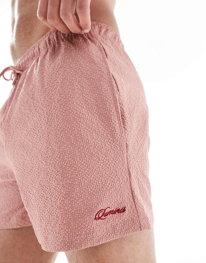 Seersucker Swim Trunks