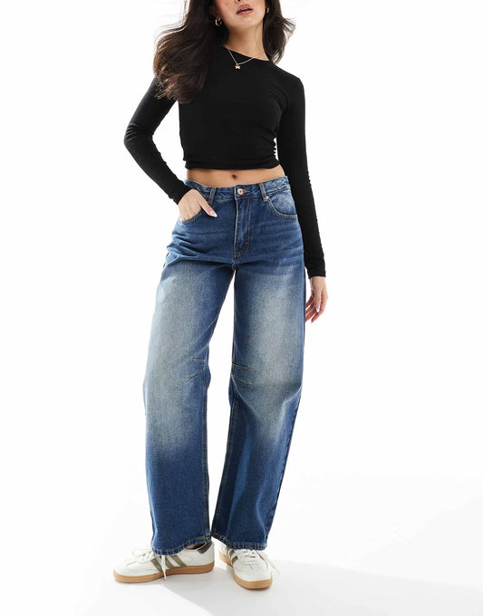 Baggy Jean With Dart Detail