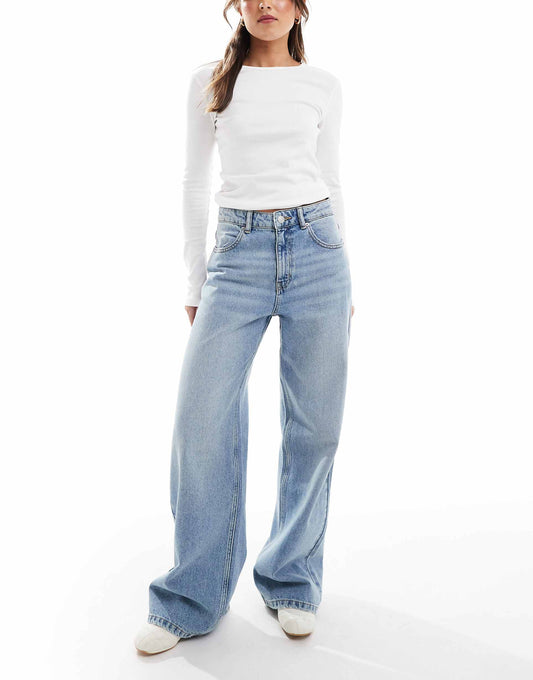 High Rise Wide Leg Jean