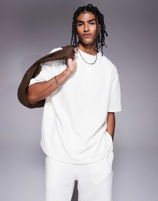 Textured T-Shirt Co-Ord