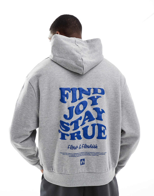 Oversized Hoodie With Back Print