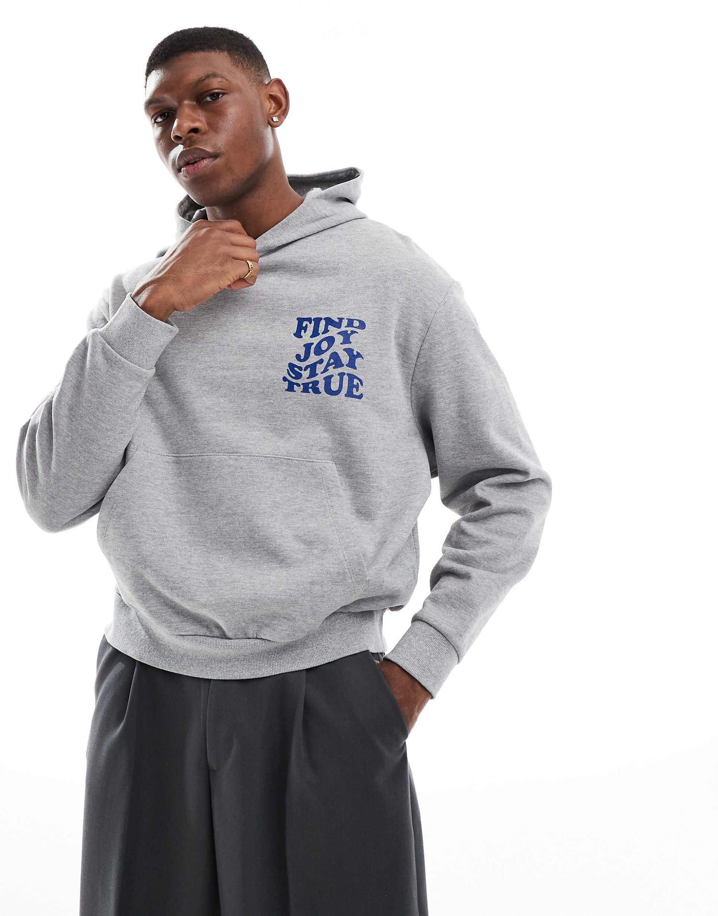 Oversized Hoodie With Back Print