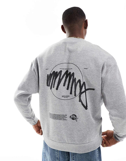 Oversized Sweatshirt With Print