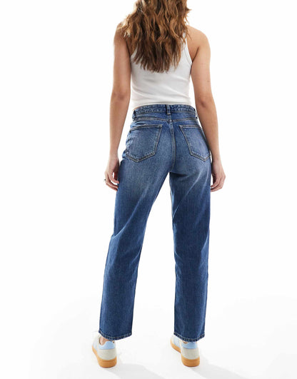 High Waisted Ultra Comfort Fit Mom Jeans