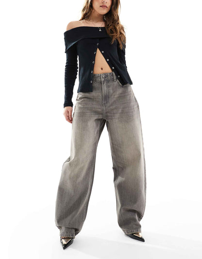 Wide Balloon Leg Jeans