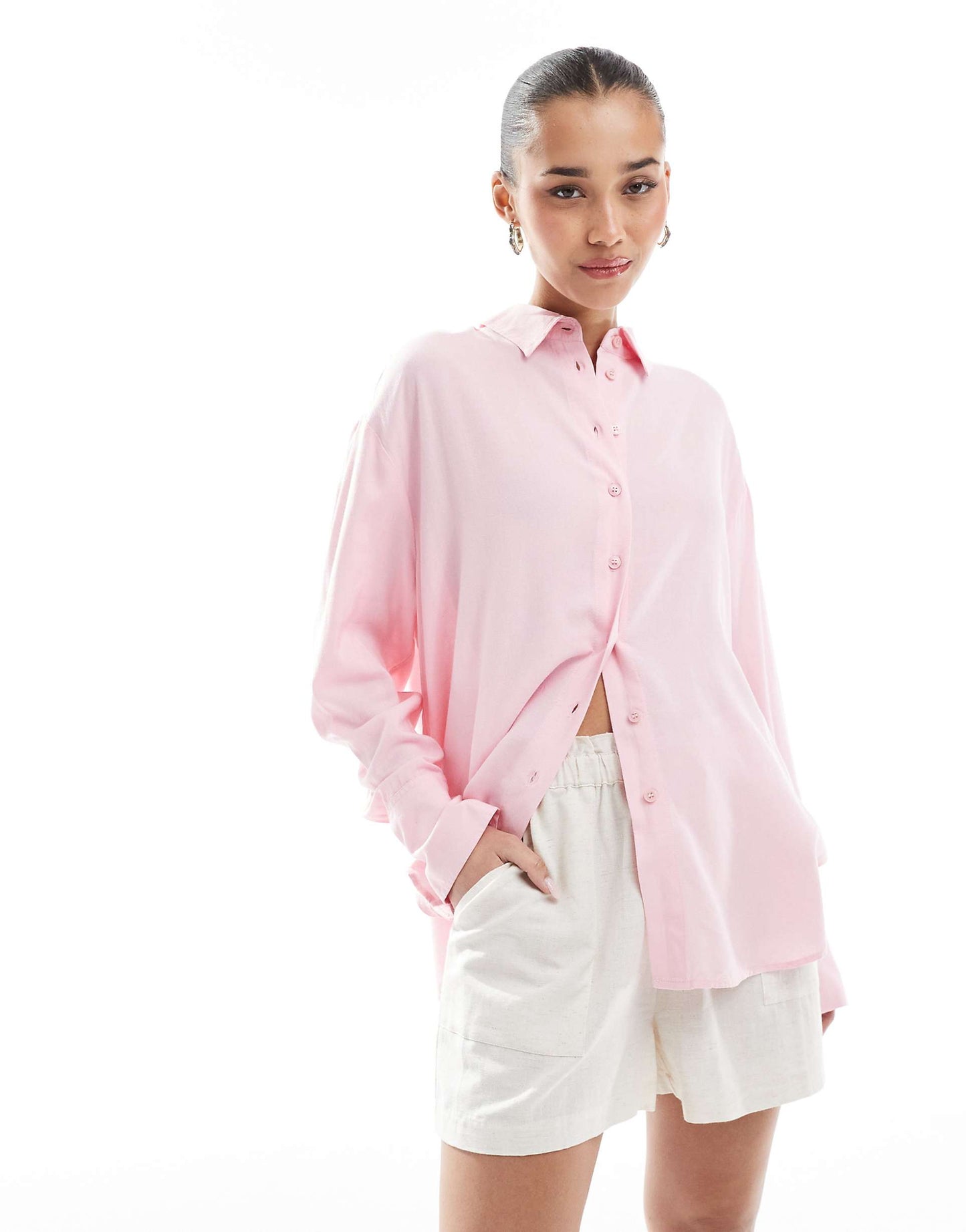 Oversized Linen Shirt