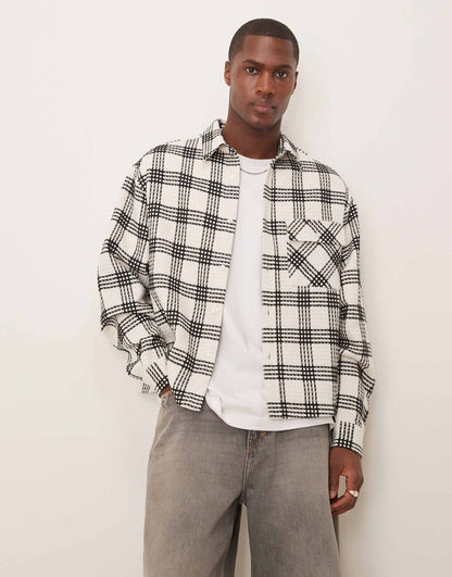 Oversized Boxy Waffle Shirt