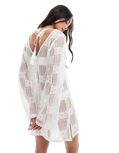 Granny Square Lace Kaftan