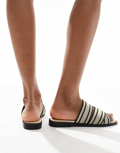 Cross Over Tape Sandal