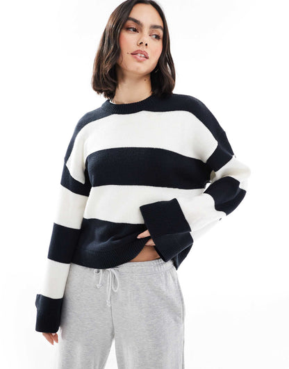 Fluffy Wide Sleeve Knitted Jumper