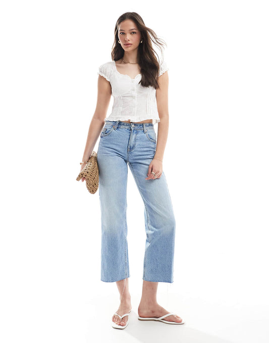 Tall D96 Straight Cropped Jean