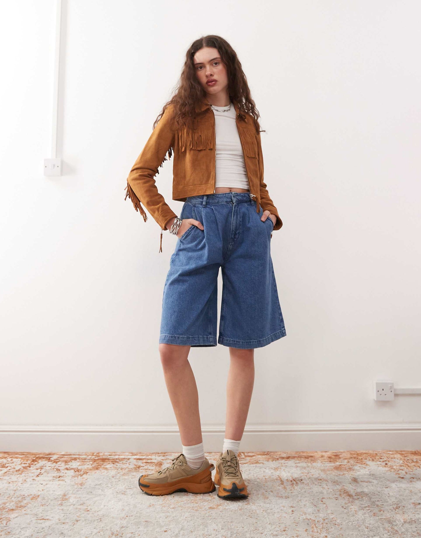 Real Suede Harrington