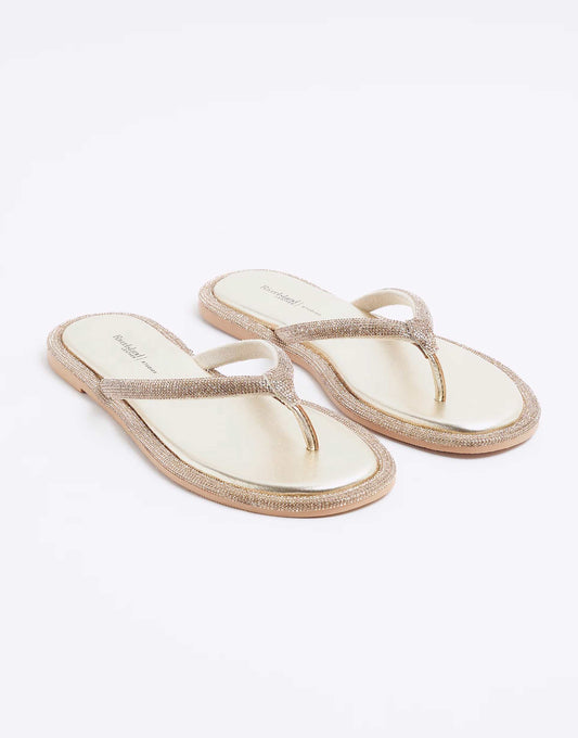 Leather Embellished Sandals