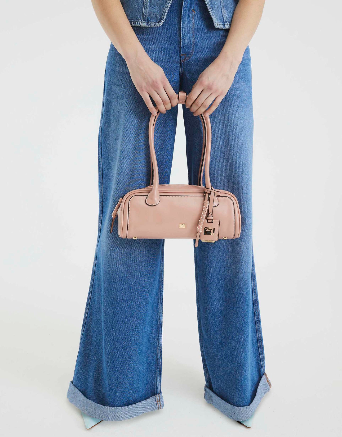 Faux Leather Shoulder Bag