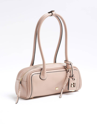 Faux Leather Shoulder Bag