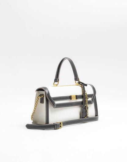 Mini Canvas Tote Cross Body Bag