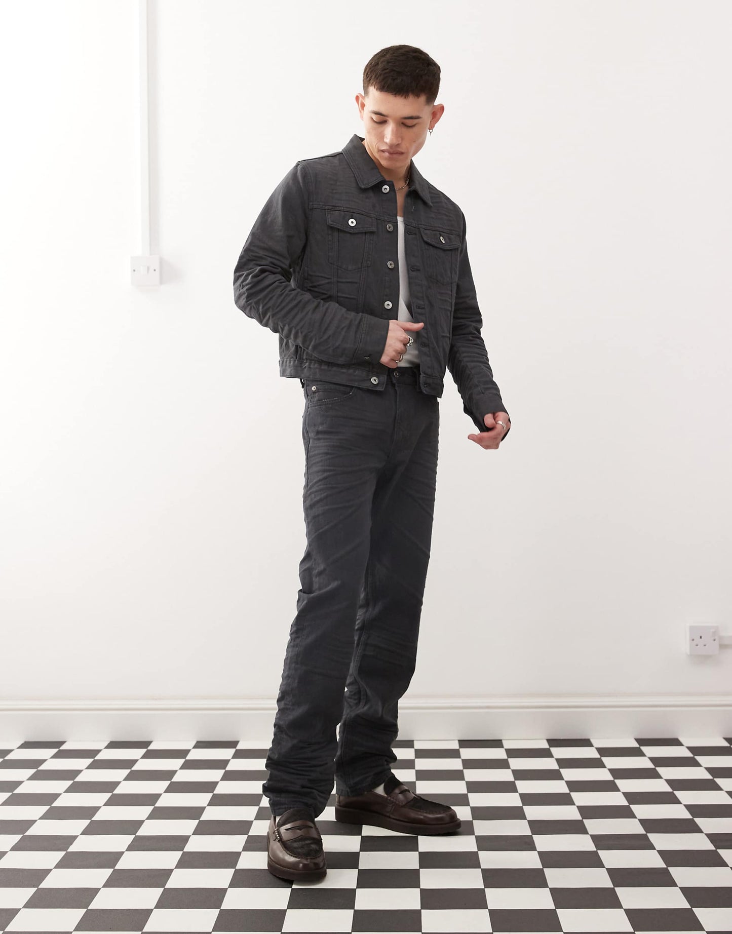 Issue Coated Denim Jacket