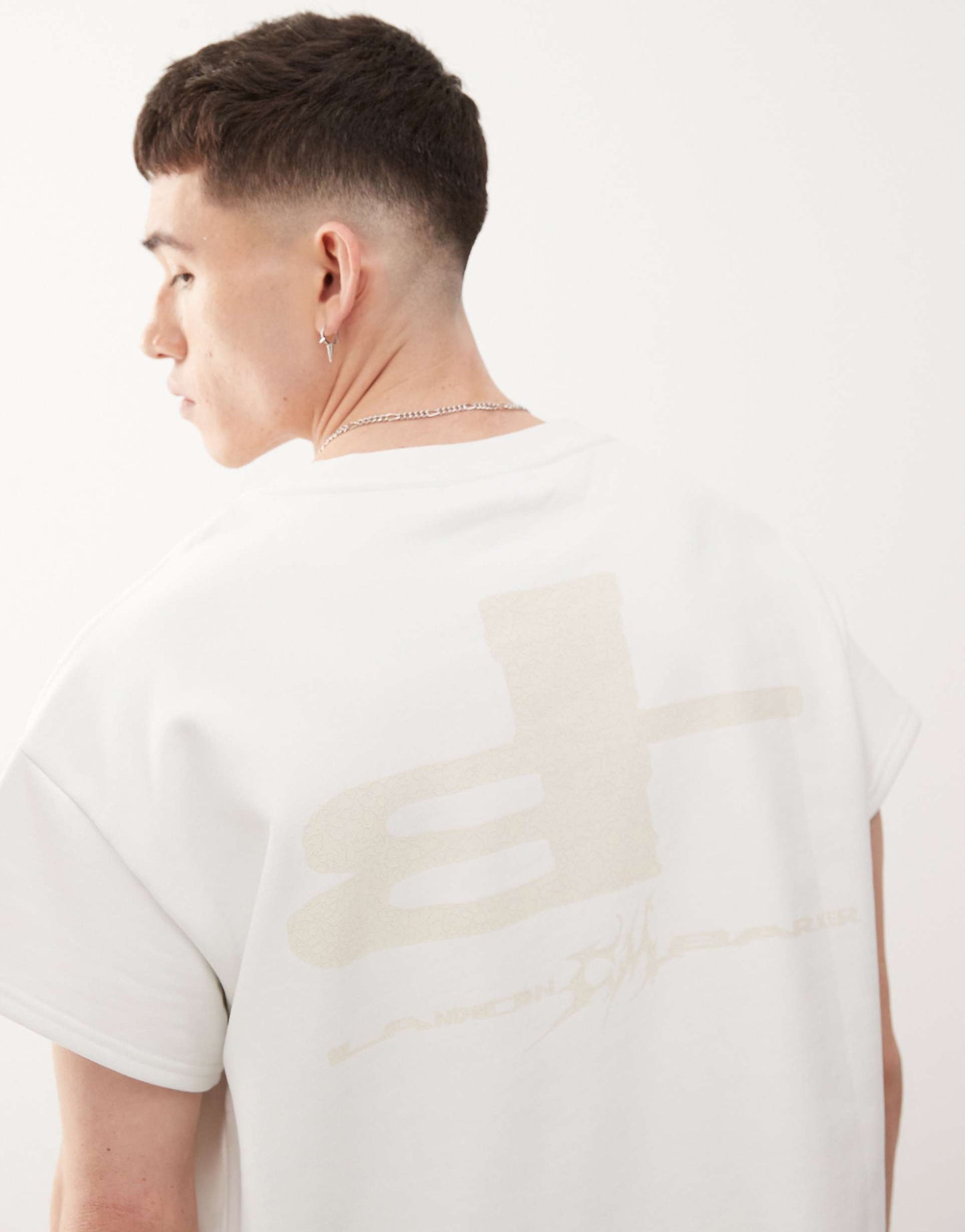 Boxy T-Shirt With Back Print
