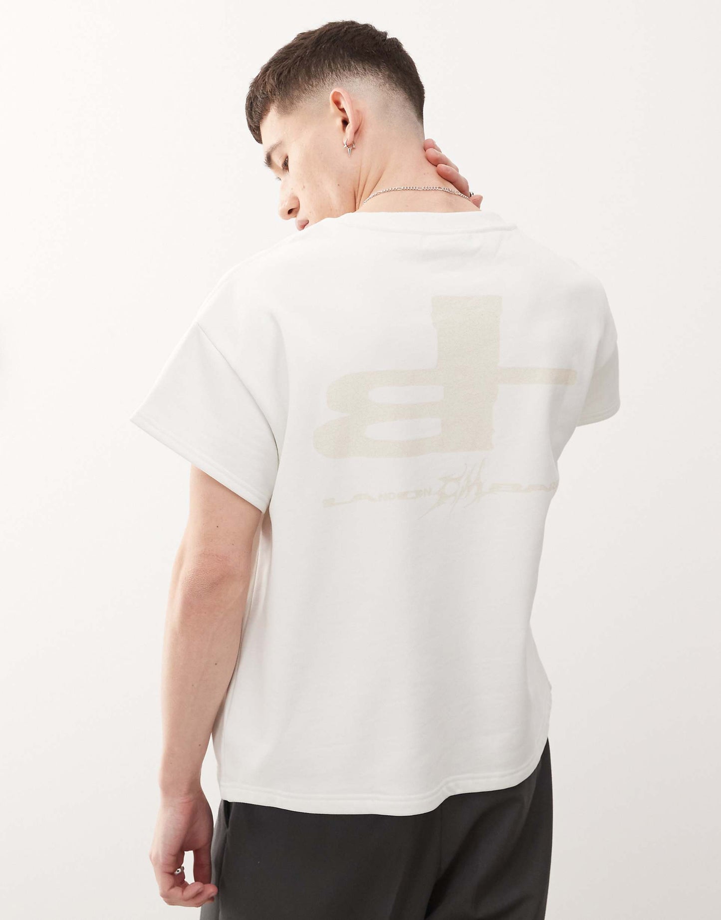 Boxy T-Shirt With Back Print